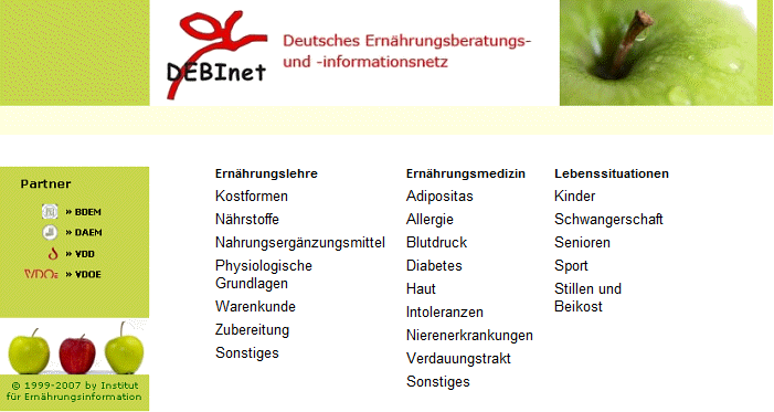 DEBInet-Infothek